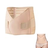 JUGUTA Bauchgurt Nach Geburt,Rückbildungsgürtel Nach Geburt, Verstellbar Bauchgurt Nach Op,Postpartum Belly Wrap, Postpartum Gürtel Atmungsaktiv Elastische Postnatal Bauchband Erholung Für 45-60Kg