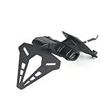 WYLWSHA KENNZEICHENHALTER Für Panigale Für V4 Für V4S 2025-Motorrad Hinten Kurze Schwanz Stock Kennzeichen Halter Reitstock Rahmen Halterung Kit EINSTELLBARE NUMMERNSCHILDHALTER