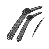 Scheibenwischer für Subaru Forester SF MK1 1997-2005 21'+19'+16', Windschutzscheiben-Regenbürste Kratzfrei Set für Frontscheibe und Heckwischer