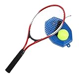 DECORNIJIA Tennis Trainingsset mit Rebound Ball und Tennisschläger Tragbarer Tennis Trainer für Anfänger Sicher und Vielseitig für Drinnen und Draußen für Jungen und Mädchen