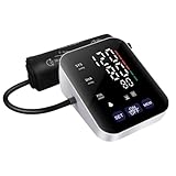 Blutdruckmessgerät V8 Ultra - Blutdruckmessgerät Oberarm mit Hochauflösender LED - Anzeige, geeignet für Oberarmumfänge 22-42 CM, Speicherung für 2 Benutzer, AA - Batterie