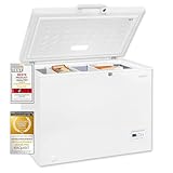 Exquisit Gefriertruhe GT200-HE-041C weiss | Nutzinhalt: 198 L | Schnellgefrieren | 4-Sterne-Gefrieren | Rollen | Standgerät