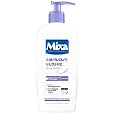 Mixa Panthenol Body Lotion, juckreizlindernder und beruhigender Balsam, mit Panthenol und pflanzlichem Glycerin, für empfindliche, sensible Haut, mildert Juckreiz Mixa Panthenol Comfort, 250 ml