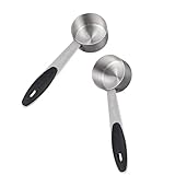 2 Stücke Edelstahl Kaffee Scoops Esslöffel 30 Kleine Tasse Metall Löffel Küche Backen Kochen Messlöffel