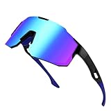 NVIYAM Sport Sonnenbrille, Damen Herren Fahrradbrille Sportbrille für MTB Rennrad Radfahren Biking Laufen für Outdooraktivitäten mit UV400 Schutz N0001