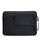 Ayztantine Laptop Tasche Laptoptasche PC-Hülle 13 14 15 15,6 Cover Sleeve Tragbare Hülle Stoßfeste Computer-Aktentasche Reise-Business-Hülle(Black,for 11-12 inch)