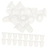 Ipetboom 200 Stück Silikon Farbkappen U Förmig Kleine Tattoo Pigmentbecher Langlebig Sicher für Professionelle und Anfänger Tätowierbedarf