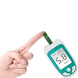 WFUAHA Glukose-Harnsäure-Gesamtcholesterin-Tester, Multifunktionstester, Glukose-Monitor-Gerät Mit Teststreifen, Heimtest-Set Mit 50 Blutzucker + 25 Harnsäure + 10 Cholesterin-Teststreifen-Analysator