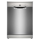 Bosch SMS2HVI02E, Serie 2, Geschirrspüler 60 cm, freistehend, gebürsteter Stahl, Anti-Fingerabdruck
