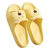 Generisch Badeschuhe Damen rutschfeste, Badelatschen Herren Bequeme, Hausschuhe Damen Cozy Wolken, Herren Weiche Pantoletten Original, Schlappen Weiche Sohle, Badelatschen rutschfeste Gummilatschen