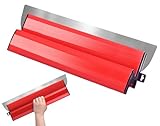 LAOYE Flächenspachtel 80cm Glättspachtel Flächenglätter Z Spachtel Glatt Spachtelwerkzeuge Groß Federblattspachtel Breit Edelstahlklinge für Trockenbau