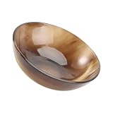 JOINPAYA Natürliche Ochsenhorn Saucenschale Langlebige Beilagenschüssel aus Horn Handgefertigte Gewürzschale für Essig Sojasauce und Wein Praktische Haushalts Schale für Küche Esszimmer