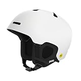POC Fornix MIPS - Leichter Ski- und Snowboardhelm für einen optimalen Schutz auf der Piste, bei Skitouren und Freeriden, Hydrogen White Matt