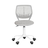 FurnitureR Home Office Stuhl, ergonomischer höhenverstellbarer Drehstuhl mit Rollen, moderner Computerstuhl für Arbeitszimmer und Büro