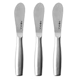 BOSKA Buttermesser Copenhagen/Käsemesser/Drei kleine Streichmesser/Schmiermesser/Edelstahl/Silber