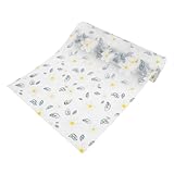 INOOMP Schubladenmatte mit Kirschblütenmuster Wasserfest Ölresistent und rutschfest Vielseitiger Schrank Kühlschrankliner zum Schutz von Küchenschubladen Regalen und Schränken