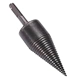 BESTonZON 1 Stück Elektrobohrgeräte -hacking -artefakt Holzhacken Schaft Werkzeug Schwarz Holzspaltbohrer Camping Im Freien Bohrbit -protokoll -spaltung Brennholz -spaltbohrer Griffe Black