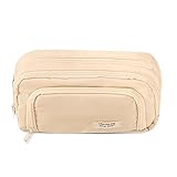 Multifunktionale Reise-Kulturbeutel – Federmäppchen, Organizer für Schreibwaren mit 3 Fächern | Schulorganisation, Schreibwarenbox