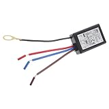 SOIMISS Touch Sensor LED Tischlampe Schalter Langlebiger Berührungsempfindlicher Lampenzubehör für Hausgebrauch Einfache Installation Stufenloses Dimmen Geeignet für Schreibtischlampen