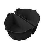 Nybhyjka Silikon-Schongarer-Einsatz – passend für 6–8 QT Kochgeschirr in ovaler Form, wiederverwendbarer Silikon-Trennwand, für, Suppe, Huhn, Fisch, Kartoffeln, Tomaten