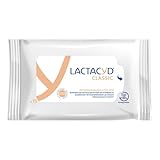 Lactacyd® Classic Intimreinigungstücher – Mit angepasstem pH-Wert und natürlicher L-Milchsäure – Klinisch geprüft & bestätigt – Praktisch für unterwegs – 15 Stück