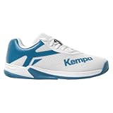 Kempa Unisex Kinder Wing 2.0 Junior Sport-Schuhe, Weiß Deep Blau, 36 EU