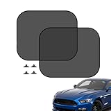 Mesh Auto Fenster Bildschirm | Seitenfenster Bildschirme - Auto Seitenfenster Sonnenschutz Atmungsaktiver Sonnenschutz Blocker Private Blendschutz UV Strahlen Schutz für Familie, Privatsphäre, Camping