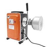 LANNADD 750W 400U/min Elektrische Rohrreinigungsmaschine Rohrreinigungsspirale Rohrreiniger Reinigung Drain Clean Rohrreinigungsspirale Elektrisch, mit 2 Springs 1 Roller und 1 Pair Gloves