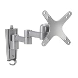 30-Zoll-Wand-TV-Arm, Großer Bildschirme-Display-Arm mit Gasfeder für 13-30 Zoll-Monitore, Aluminiumlegierung, 18 Kg Belastungskapazität, Kabelmanagement, Organisierter