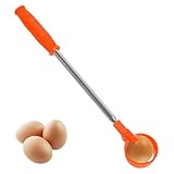 Eiergreifer, 195cm Ausfahrbares Edelstahl Eiergreifer Kartoffelpflückwerkzeug, Nusssammler, Multifunktions-Kartoffelpflücker Für Erwachsene Jugendliche Senioren Gärtne