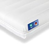Träumegut24-8cm Premium Kaltschaum Matratzentopper Matratzenauflage Topper - Härtegrad H2 oder H3 (H3, 100 x 200 cm)