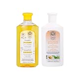 Camomila Intea - Blondes Reflex-Shampoo für blondes Haar, 250 ml + Blond Reflexspülung, 250 ml, mit Kamillenblütenextrakt