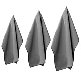 UncleS Packung 3 Superweicher Mikrofaser Handtücher Zum Schnellen Trocknen Und Autoreinigenhandtuch Für Komfort Und Autoreinigung Superabsorbierende Handtücher