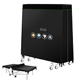 YedZen Tischtennis Abdeckung, 188Lx165H CM 600D Wasserdichte Abdeckung für Tischtennisplatte, Tischtennis Schutzhülle für Outdoor＆Indoor, Tischtennisplatte Abdeckungs, Klapp­tisch Tischtennisabdeckung