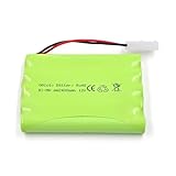 Gecoty® 12V 2400mAh NiMH Akku, Wiederaufladbarer AA Akkupack mit KET 2P Anschluss, für Fernbedienung Spielzeug und Elektrowerkzeuge