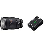 Sony SEL2470GM E-Mount-Kameraobjektiv: FE 24–70 mm F2,8 G Master Vollformat-Standard-Zoomobjektiv & NPFZ100.CE Wiederaufladbarer Akkupack der Z-Serie - Schwarz