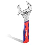 WORKPRO Rollgabelschlüssel und Steckdosenzange, 2-in-1, mit großer Öffnung 42 mm und Griff aus 2 Materialien, Länge 200 mm