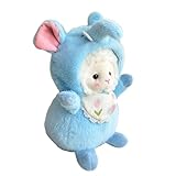 Schaf-Plüsch, gefülltes Schaf mit tragbarer Kleidung, 24 cm, Kuscheltier, weiches Sammlerstück, Kuschelpuppe für Ostern, Weihnachten, Geburtstagsparty