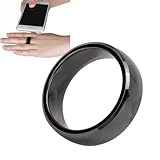NFC Smart Ring, Wasserdichter Keramik NFC Fingerring, Allround Sensing Technologie, Tragbarer Smart Ring für Zugangskontrolle, Elektronische Zahlung, Anwesenheit