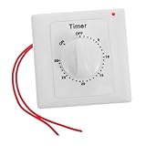 Operitacx Digitaler Timer Schalter für Steckdosen Präzise Zeitsteuerung für Küche und Badezimmer Einfach zu Bedienender Wandtimer zur Automatisierung von Haushaltsgeräten