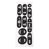 Tastenaufkleber Kompatibel Mit Cadillac 6 Für DISC-CD Für Stereoanlagen 2002–2004 2005 2006. Aufkleber-Set, Reparaturaufkleber, Innenraum, Nicht Universell Passend.