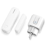 Kabelloser Fensterkontaktschalter Türfenstersensor des Abziehers und 220V 230V Funksteckdosen Set für Abluft-/Lichtsteuerung