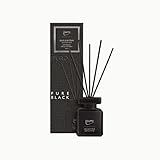 ipuro pure black Raumduft mit aromatischem Sandelholz & frischer Orange - angenehmer Raumerfrischer für ein ausgewogenes Duft-Erlebnis - ipuro Lufterfrischer Wohnung mit Duftstäbchen 100ml