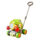JIEBWCHA Rasenmäher Für Seifenblasen,Blasendes Spielzeug Mit Rädern | Dinosaurier Spielzeug Für Kinder Ab 3 Jahren Mädchen Und