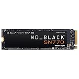 WD_BLACK SN770 NVMe SSD 1 TB (High-Performance Gaming SSD, PCIe Gen4, M.2 2280, Lesen 5.150 MB/s, Schreiben 4.900 MB/s) Schwarz