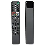 RMF-TX500E Sprachfernbedienung Kompatibel mit Sony 4K HD OLED TV KD-55AG9 KD-65AG9 KD-98ZG9 KD-77AG9 Ersatz Controller Mit Netflix Google Play Tasten