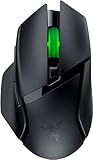 Razer Basilisk V3 X HyperSpeed - Anpassbare kabellose Gaming-Maus (Ergonomische Form mit 9 anpassbaren Bedienelementen, HyperSpeed Wireless, Bluetooth, 5G Advanced 18K Optical Sensor) Schwarz