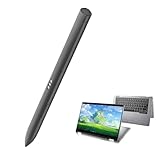 Slim Recharge Stift für Dell Active Pen PN7522W Eingabestift Kompatibel mit Dell 2 in 1 Laptop für Latitude 3340 5310 7210 Serise, Inspiron 7420 7425,XPS Stylus Pen （Schwarz