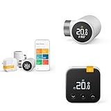 tado° Smartes Heizkörperthermostat X – Starter Kit mit Bridge X, Duo Pack & Funk-Temperatursensor, Heizungssteuerung per App und Smart Speaker (Alexa, Siri, Google Assistant), Energie sparen, DIY