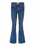 ONLY Mädchen Konroyal Life Reg Flared Pim504 Noos Jeans, Medium Blue Denim, 146 EU